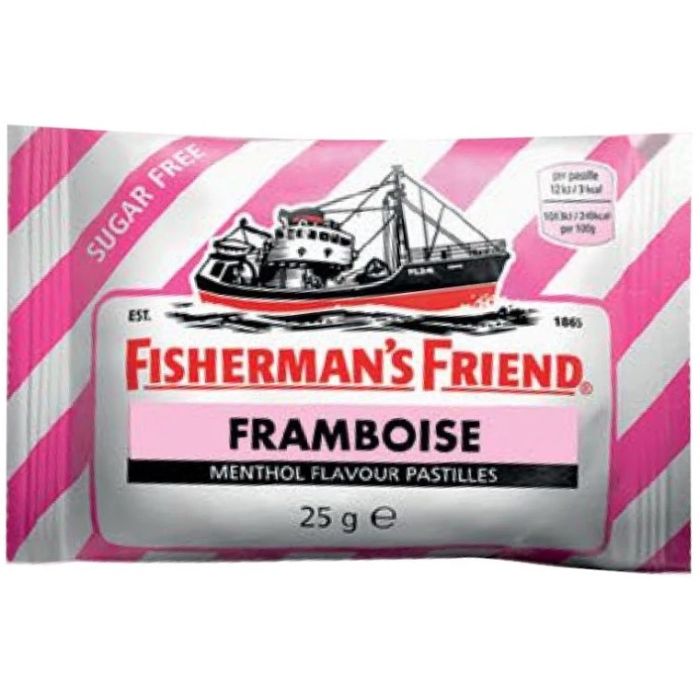 Fisherman's friend Framboise SANS SUCRES 25g