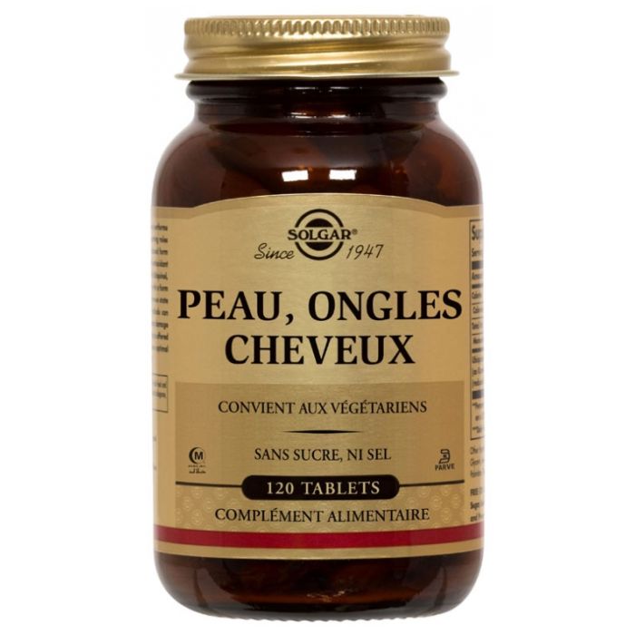 PEAU , ONGLES , CHEVEUX SOLGAR 60 COMPRIMES