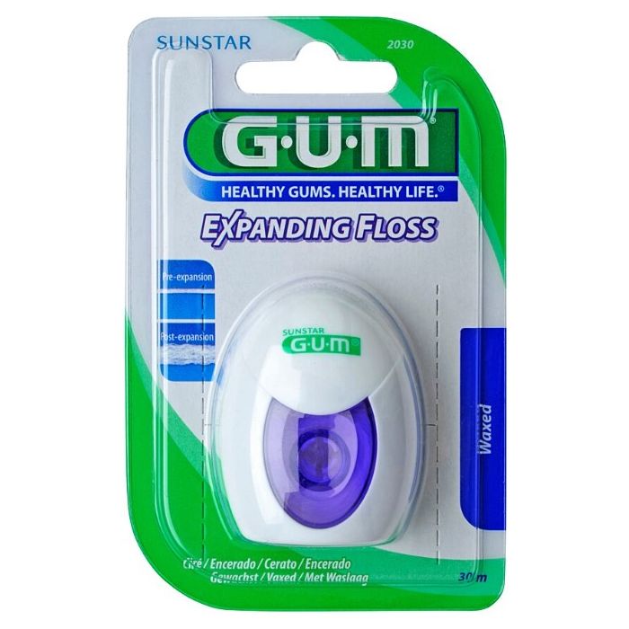 GUM Expanding Floss Fil Dentaire 30m