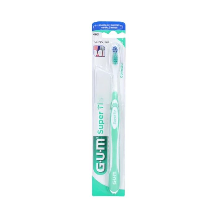 GUM Brosse à Dents SuperTip Médium 463