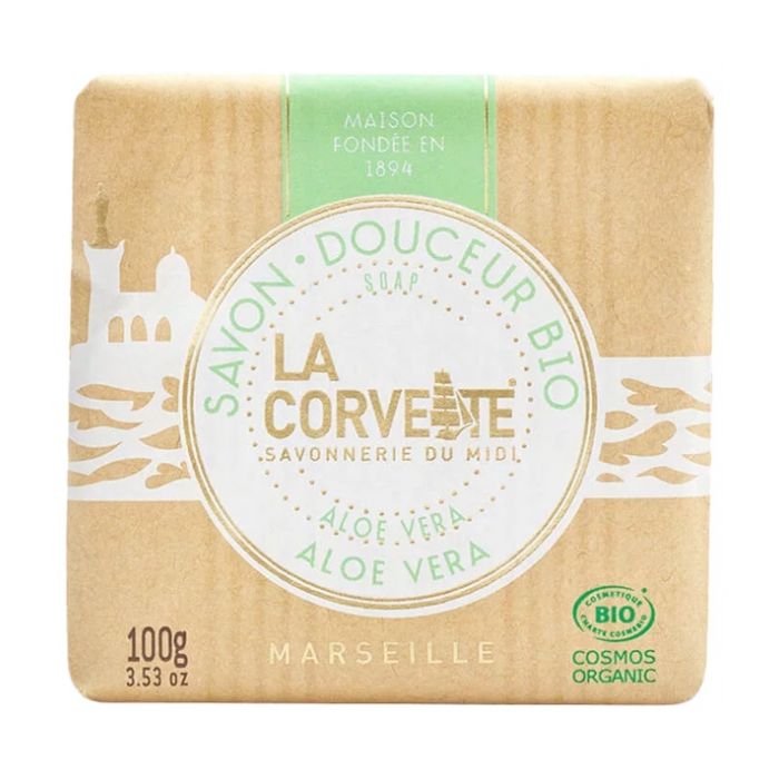 LA CORVETTE Savon Douceur BIO Aloe Vera 100g