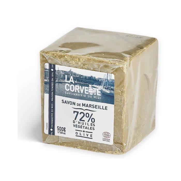 LA CORVETTE Savon de Marseille 72% OLIVE 200g