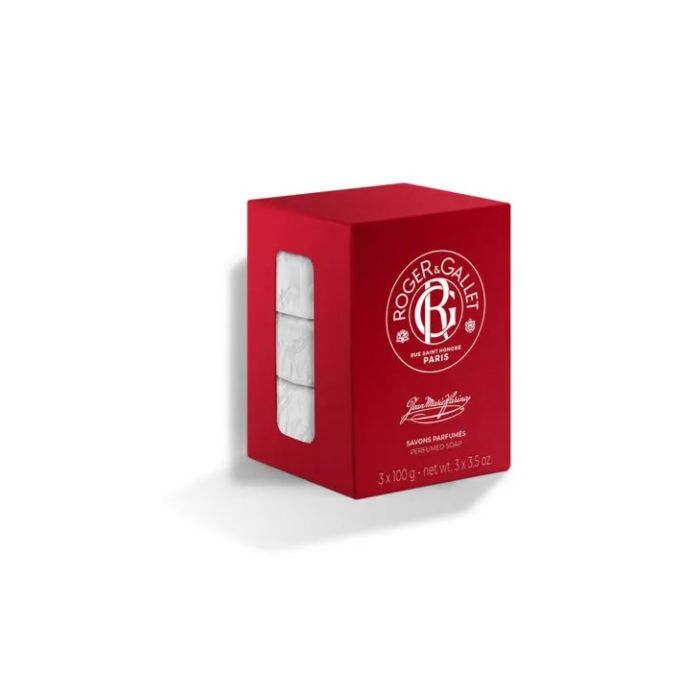 COFFRET SAVONS PARFUMES JEAN MARIE FARINA ROGER & GALLET 3 x 100G