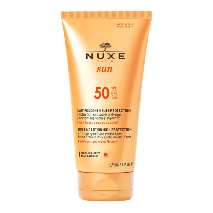 Nuxe Sun Lait Fondant Haute Protection SPF50+ 150ml