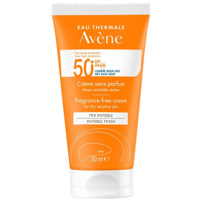 AVENE Solaire Crème SPF50+ - Sans Parfum - 50ml