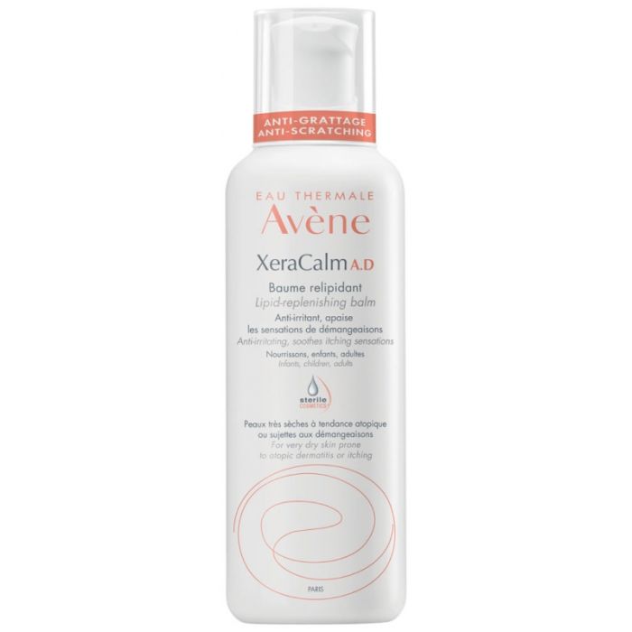 Avene xeracalm ad baume relipidant 400ml - peaux tres seches