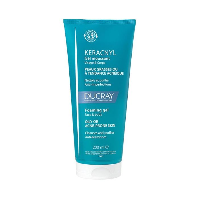 Ducray keracnyl gel moussant 200ml