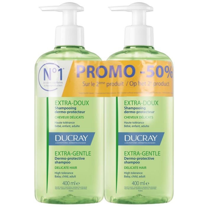 Ducray Shampooing extra doux 2x400ml