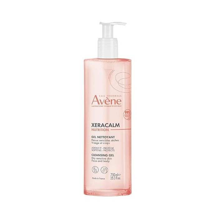 Avène eau thermale xeracalm nutrition gel nettoyant 750 ml