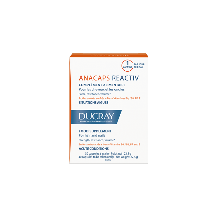 DUCRAY ANACAPS Reactiv 30 gélules