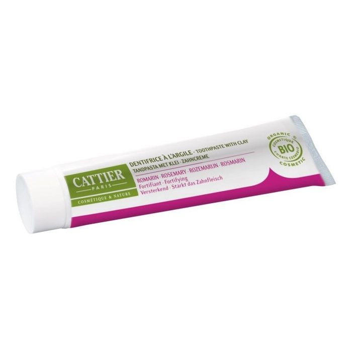 Cattier dentargile Dentifrice argile fortifiant romarin 75g
