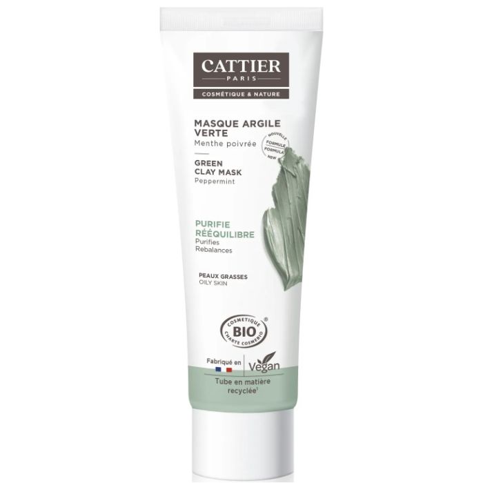 MASQUE ARGILE VERTE CATTIER 100ML