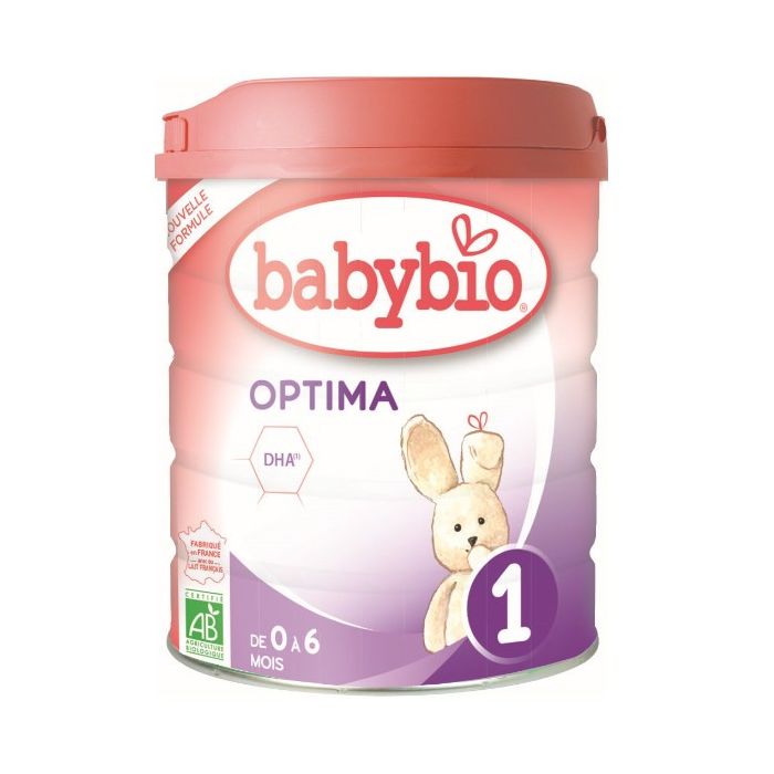 BABYBIO 1er Age Lait infantile Optima Bio 800g