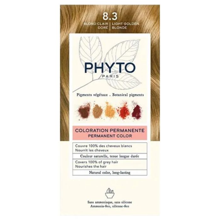 Phyto Couleur Coloration Permanente : 8.3 blond clair doree