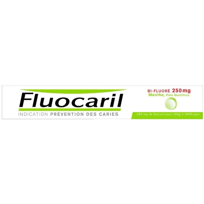 FLUOCARIL BIFLUORE 250 mg MENTHE, pâte dentifrice – 75ML