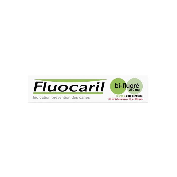 Fluocaril pate dentifrice bi-fluore 250mg menthe 125ml