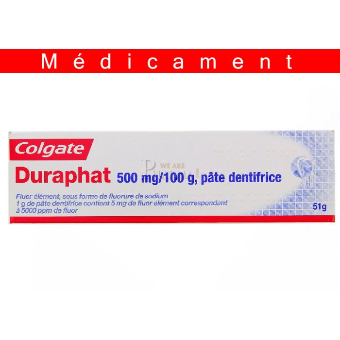 DURAPHAT 500 mg/100 g, pâte dentifrice – 51G