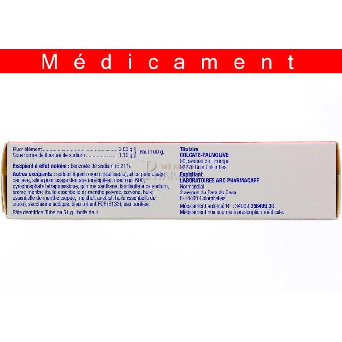 Duraphat 500 mg/100 g, pate dentifrice  51g