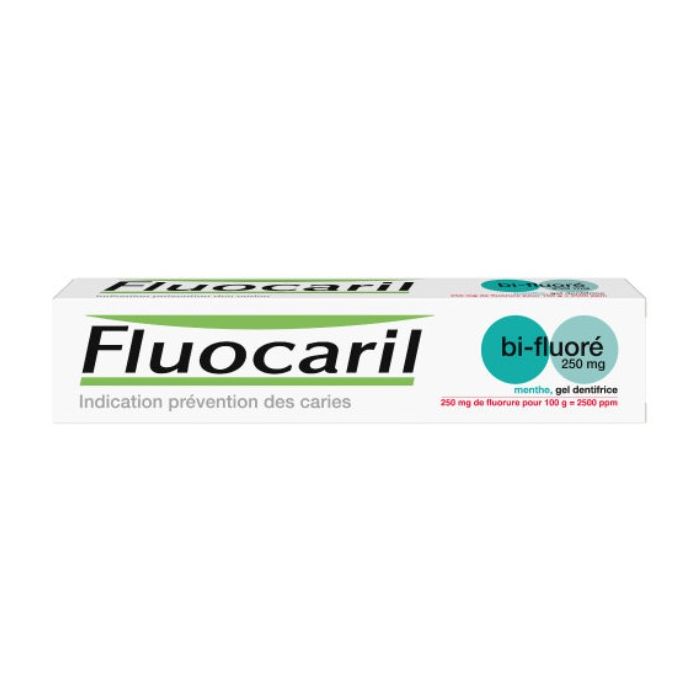 FLUOCARIL BI FLUORE 250 mg MENTHE, gel dentifrice – 75ML