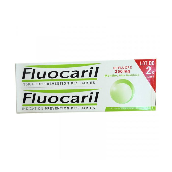 Fluocaril dent bi250 menthe 125ml x2
