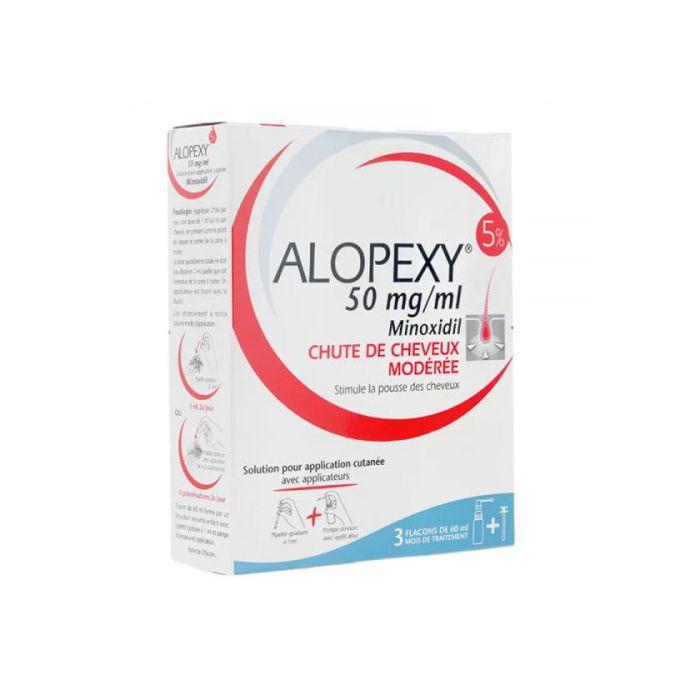 Alopexy minoxidil 5% solution capillaire