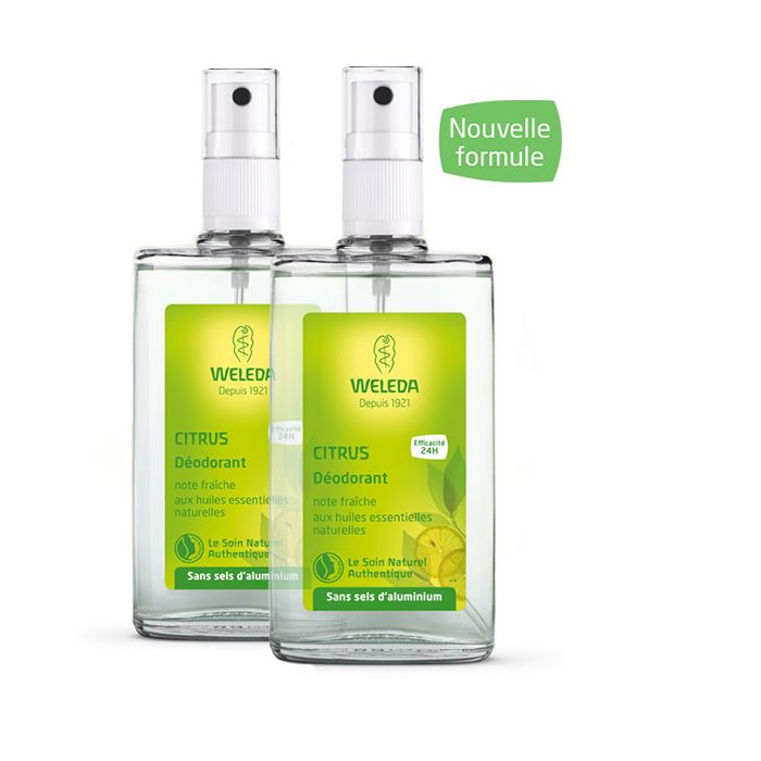 Weleda deodorant au citrus 2x100ml