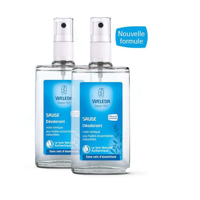 Weleda Déodorant à la Sauge 2x100ml