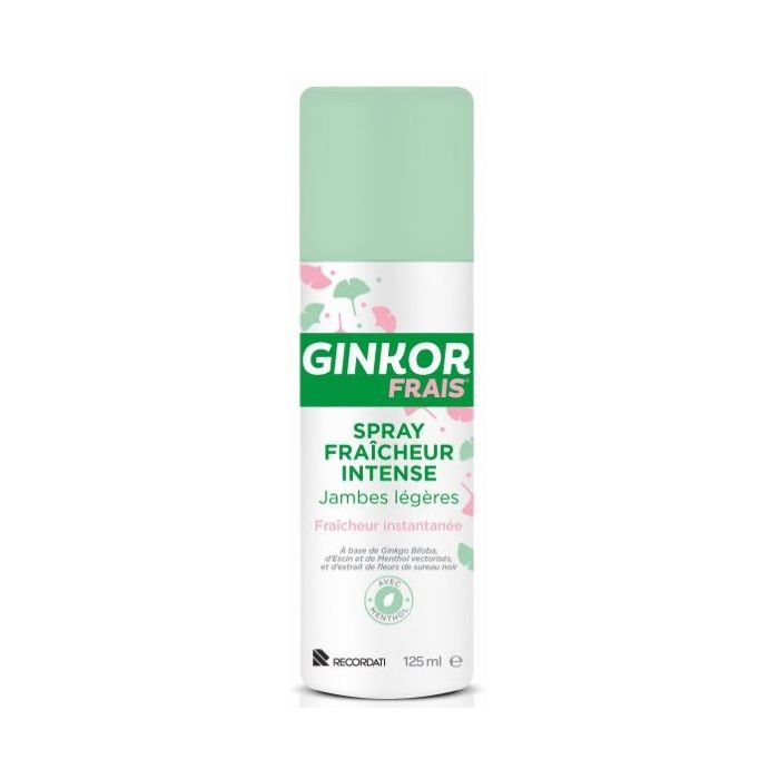 Ginkor Spray Fraîcheur Intense Jambes Légères Tonipharm 125 ml