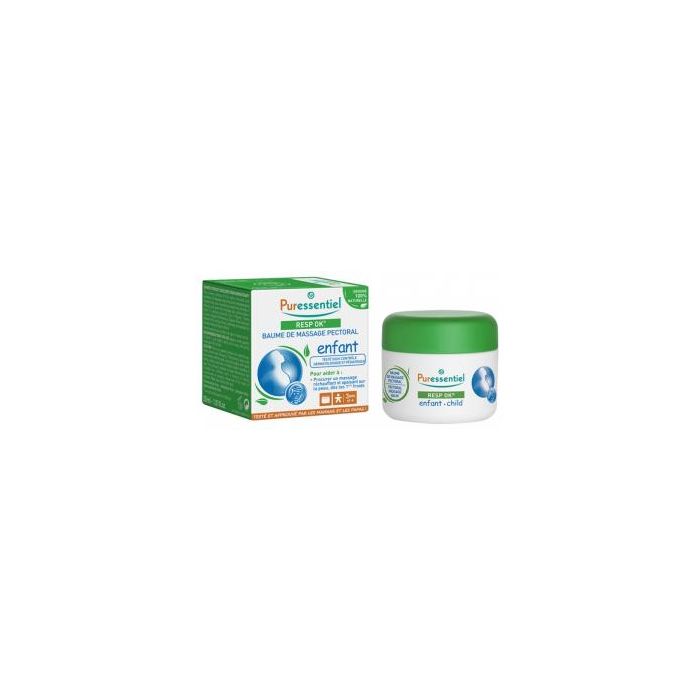Puressentiel Baume Pectoral de massage Enfant Respiration 60ml
