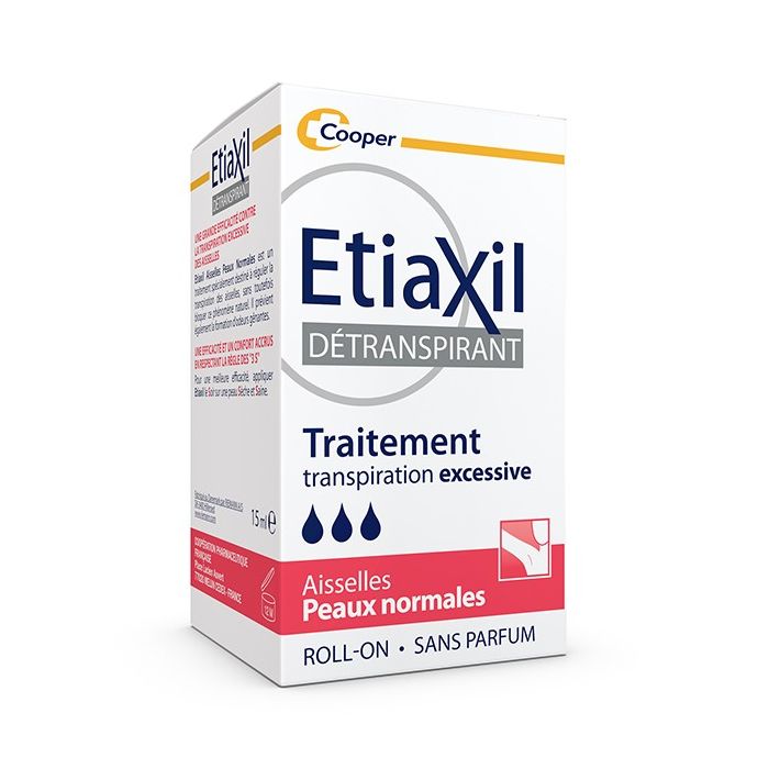 ETIAXIL Détranspirant Aisselles Peaux Normales 15 ml
