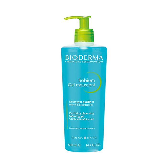 BIODERMA Sébium Gel Moussant Nettoyant Purifiant 500ml