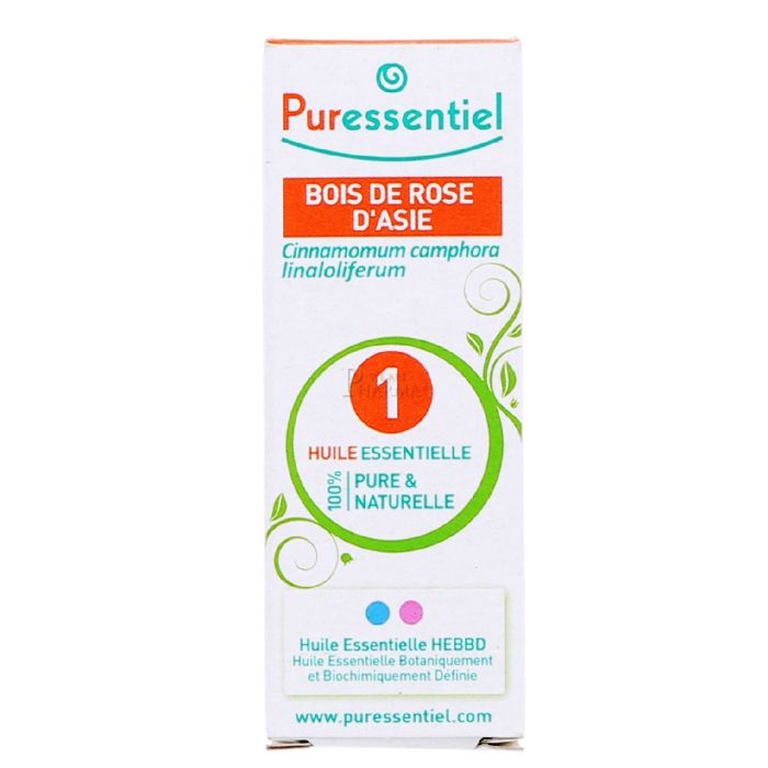 PURESSENTIEL HUILE ESSENTIELLE DE BOIS DE ROSE D'ASIE 10ML