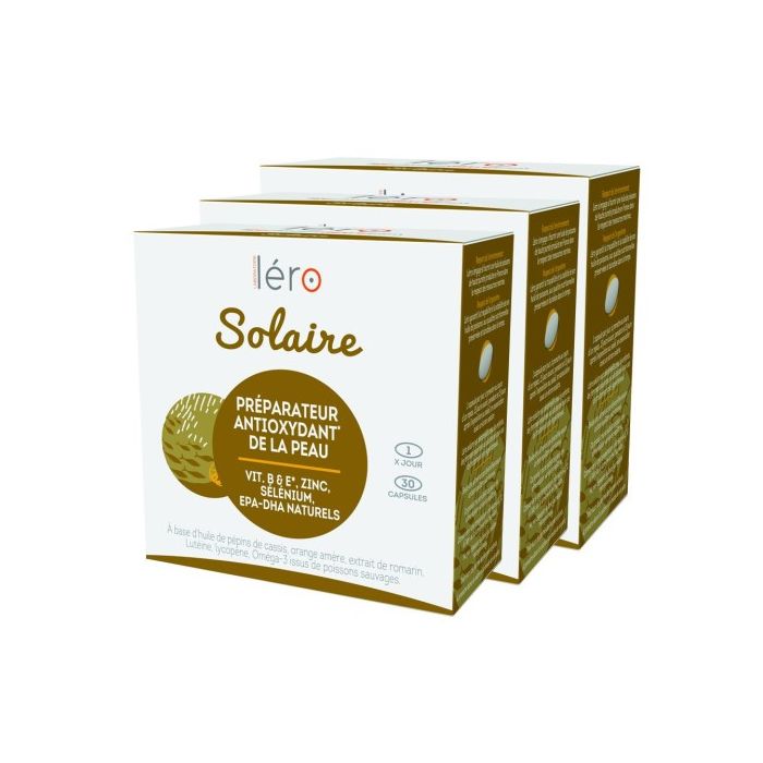 LERO SOLAIRE 30 CAPSULES x 3