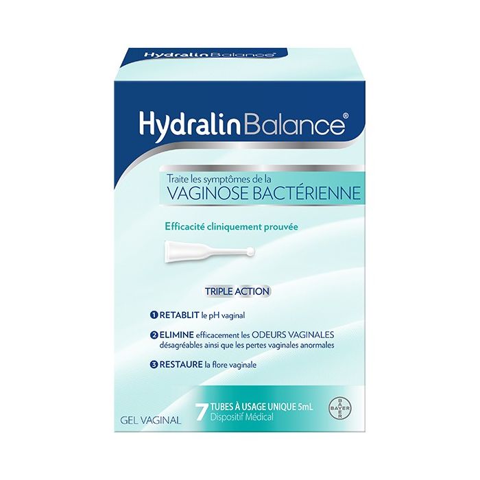 Hydralin Balance gel vaginal 7 tubes x5ml 