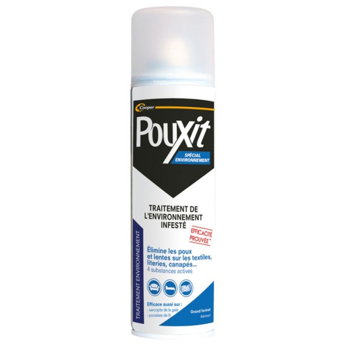 Pouxit Environnement Spray Anti Poux Textiles 250ml