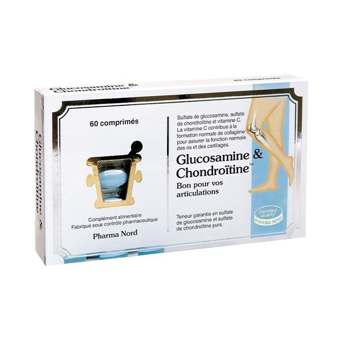 GLUCOSAMINE & CHONDROITINE PHARMA NORD 60 COMPRIMES