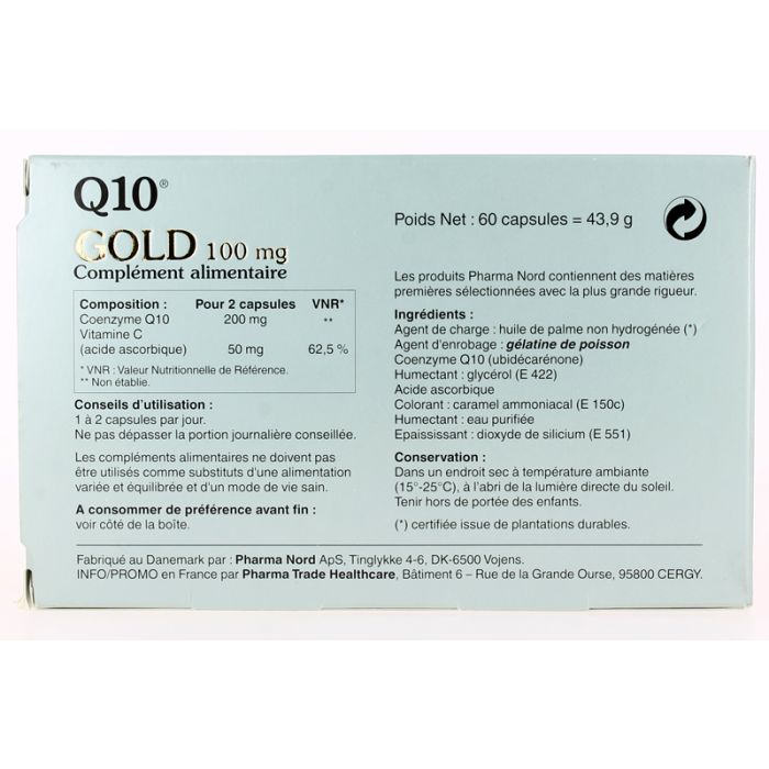 Pharma nord q10 gold 100mg - 60 capsules