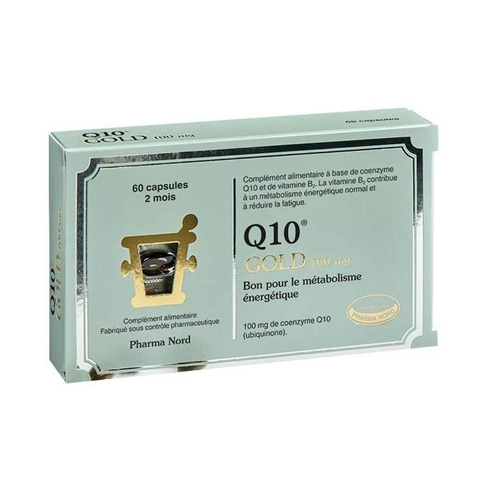 Q10 GOLD 100MG PHARMA NORD 60 CAPSULES