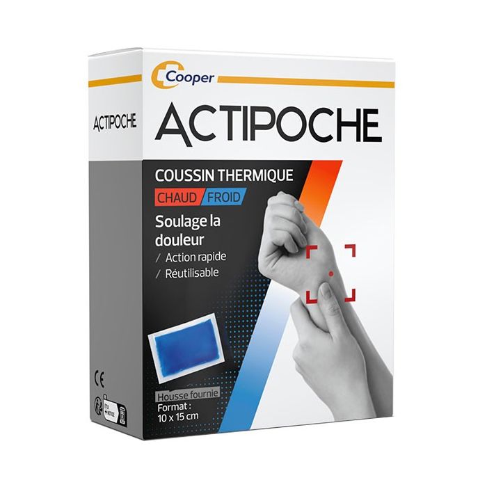 ACTIPOCHE Coussin Thermique Chaud/Froid - 10x15 cm