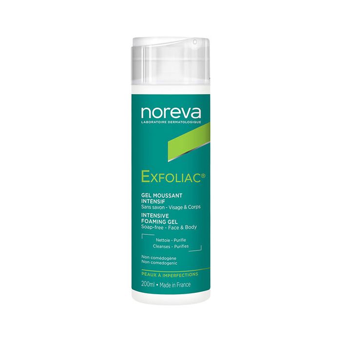 NOREVA EXFOLIAC Gel Moussant Intensif 200ml
