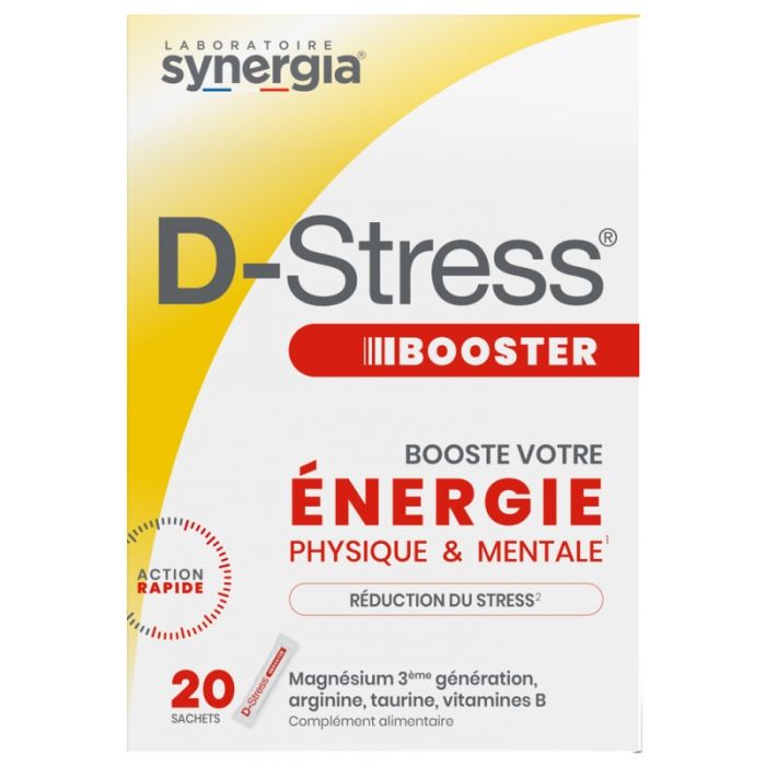 Synergia D-Stress booster x20 - Energie Physique et Mentale