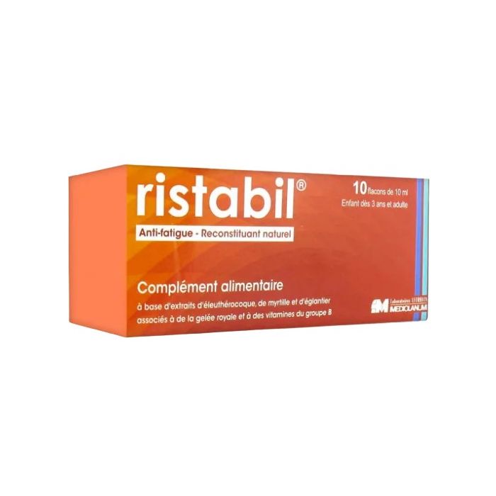 Ristabil solution buvable 10x 10ml- complement alimentaire anti fatigue