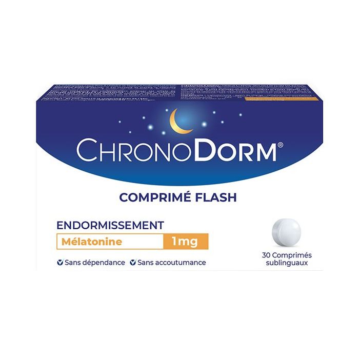 CHRONODORM MELATONINE LABORATOIRES IPRAD x 30 COMPRIMES SUBLINGUAUX