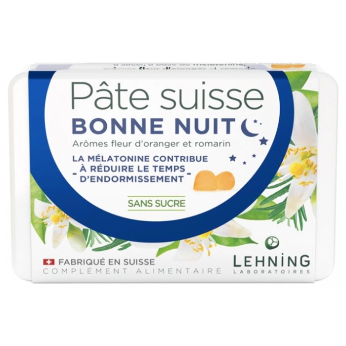 Lehning - pate suisse bonne nuit 40 gommes