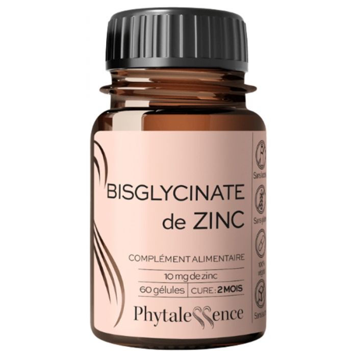 Phytalessence bisglycinate de zinc 60 gelules