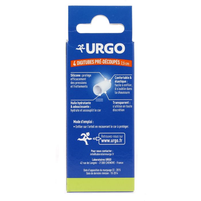 Urgo protection cors x 4 digitubes pre-decoupes