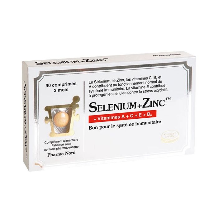 Pharma nord selenium + zinc - 90 comprimes