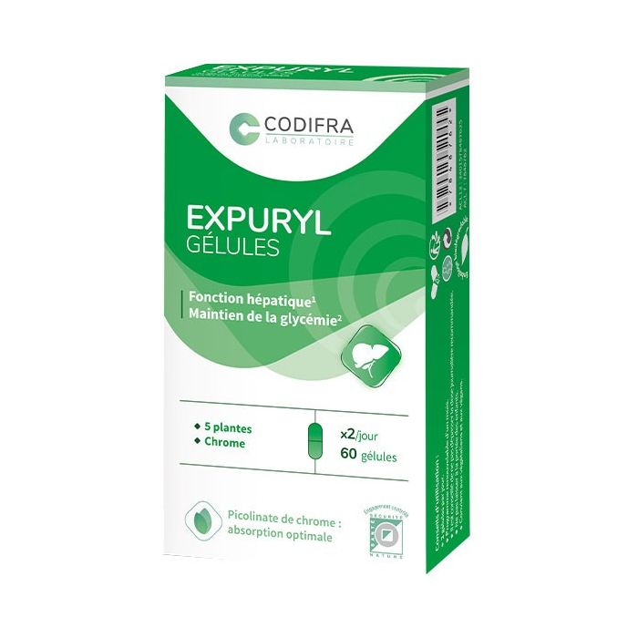 EXPURYL LABORATOIRE CODIFRA 60 GELULES