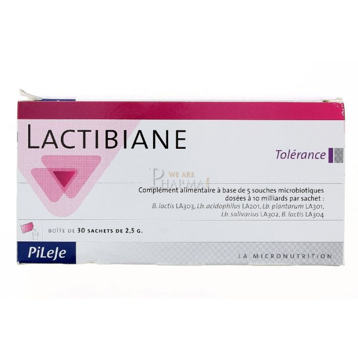  LACTIBIANE TOLERANCE PILEJE 2,5G x 30 SACHETS