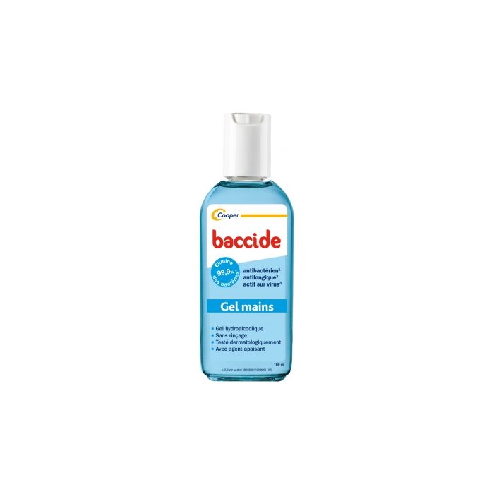 Baccide gel main 100ml- la solution pour des mains propres et protegees